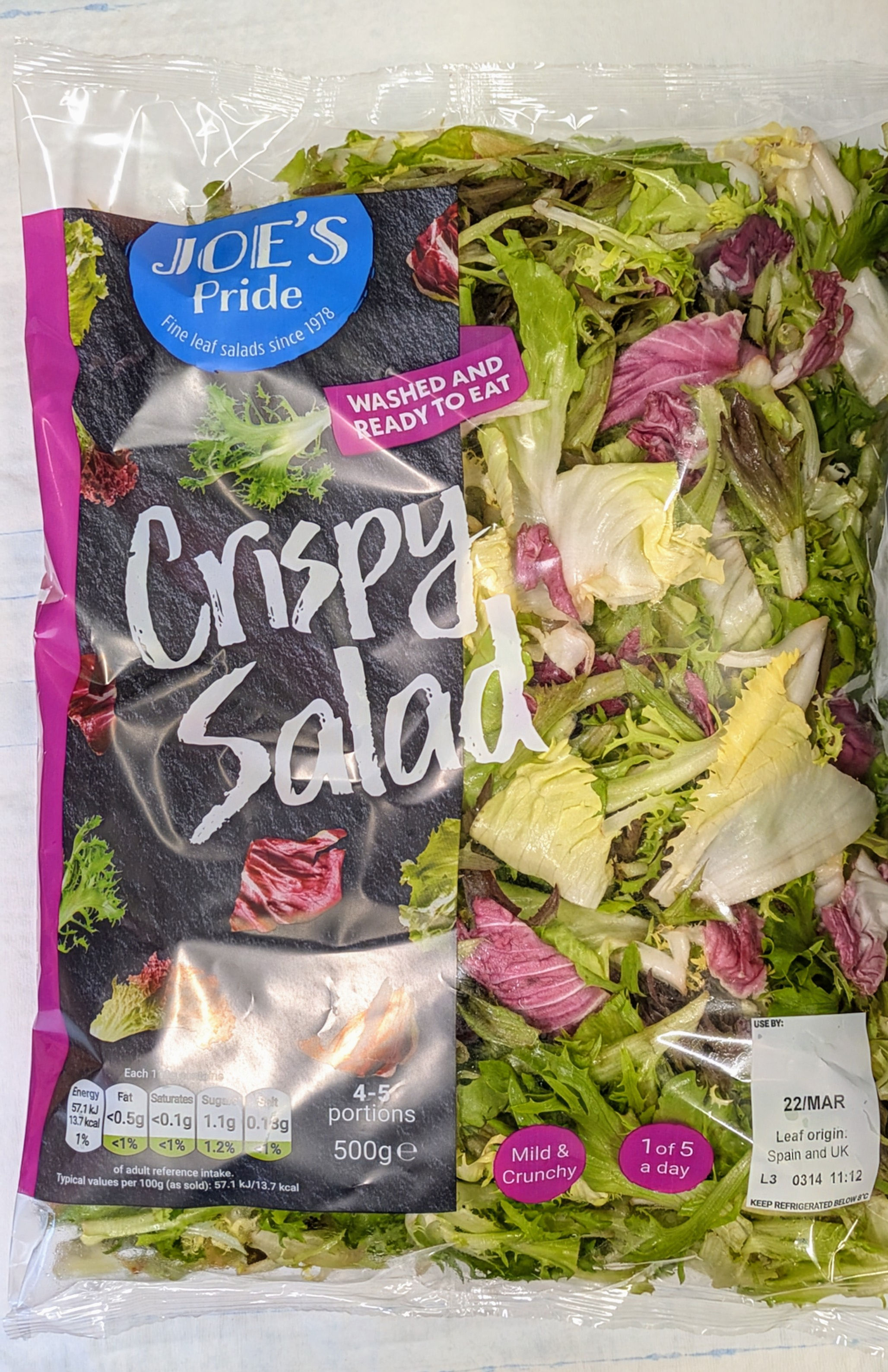 Mix leaf catering bag 500gram