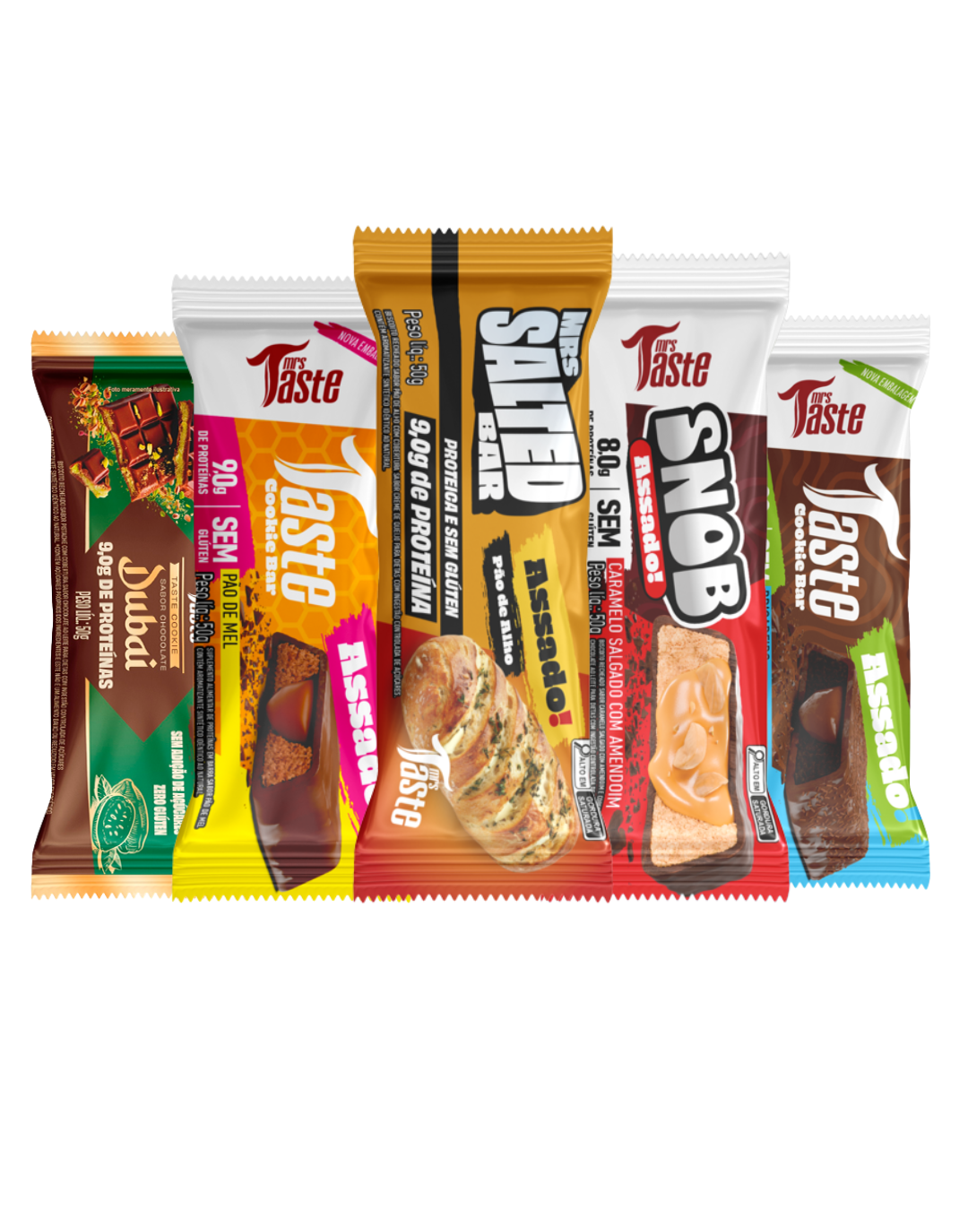 Combo - TOP 5 Barrinhas Mrs Taste