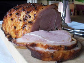 Christmas ham