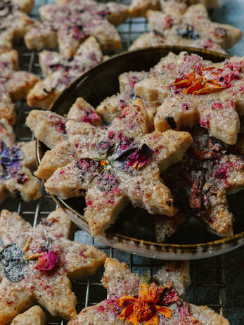 Hibiscus & Lemon Shortbread