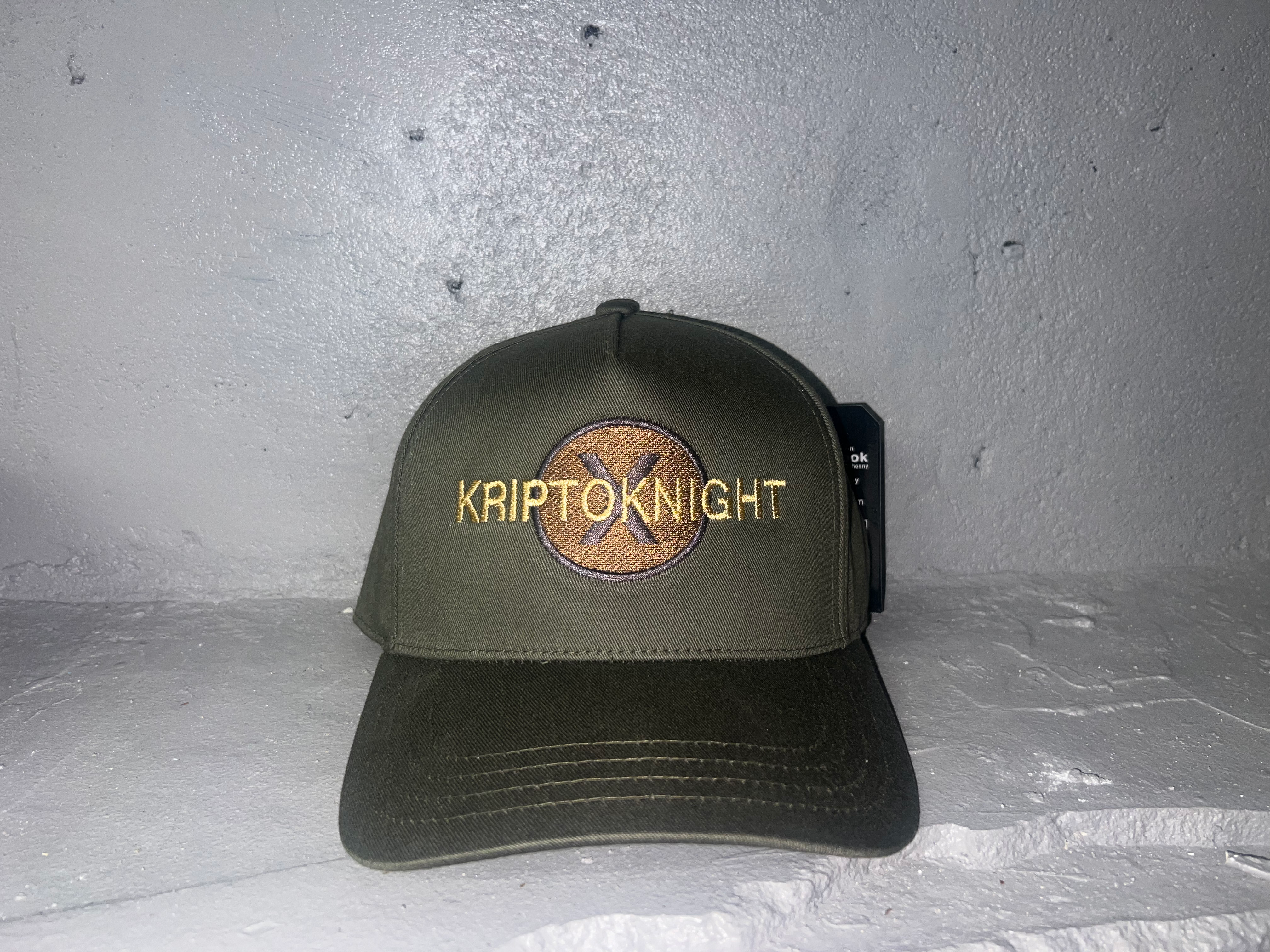 KRIPTOKNIGHT-X ARMY GREEN A-FRAME SNAP BACK