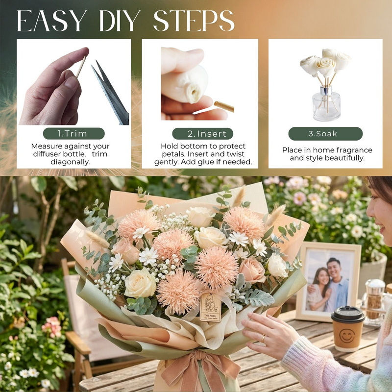 Thumbnail: The Fool Tarot Peony Sola Flower Diffuser