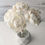 Thumbnail: 5 White Romantic Peony Flower 3" Sola Flower Reed Diffuser