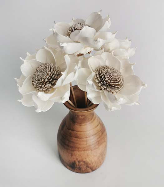Thumbnail: 5 Hope Sunflower Sola Flower Reed Diffuser 3" for Home Fragrance