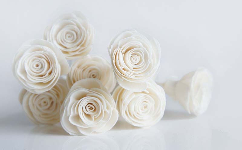 Thumbnail: 10 Ranunculus Rose Sola Flower with Reed Diffuser 2"