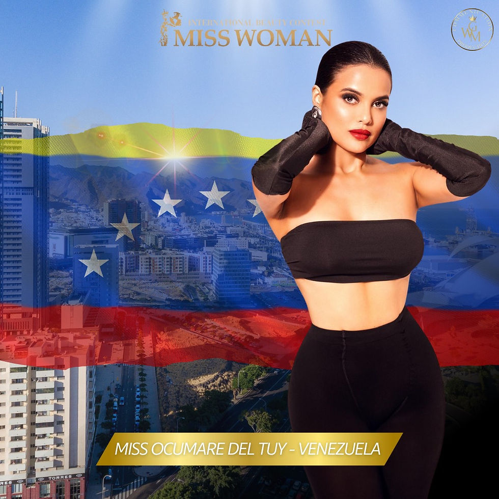 Marilyn Monroy - representing Ocumare del Tuy, Venezuela at Miss Woman International 2025 World Final