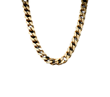 A gold chain on a black background_edite