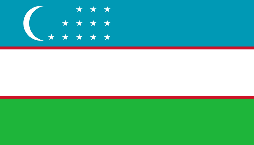 Usbekistan Flagge