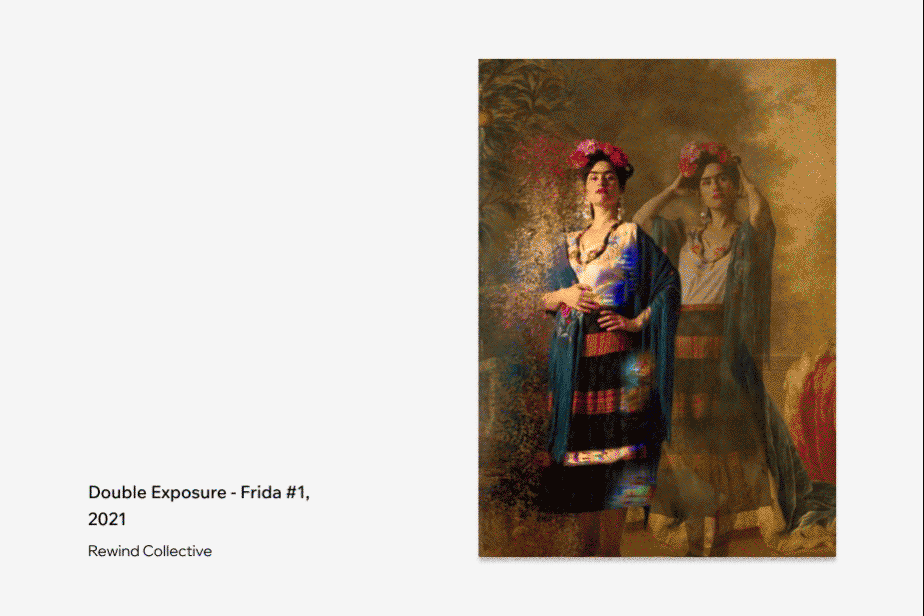 Rewind Collective, Double Exposure - Frida #1, 2021