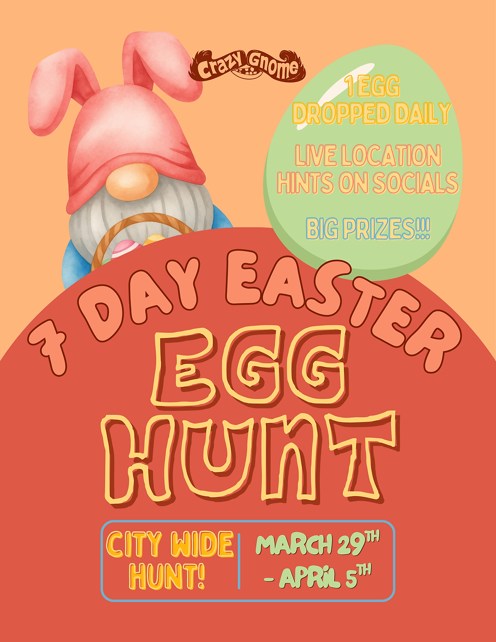 7 Day Egg Hunt