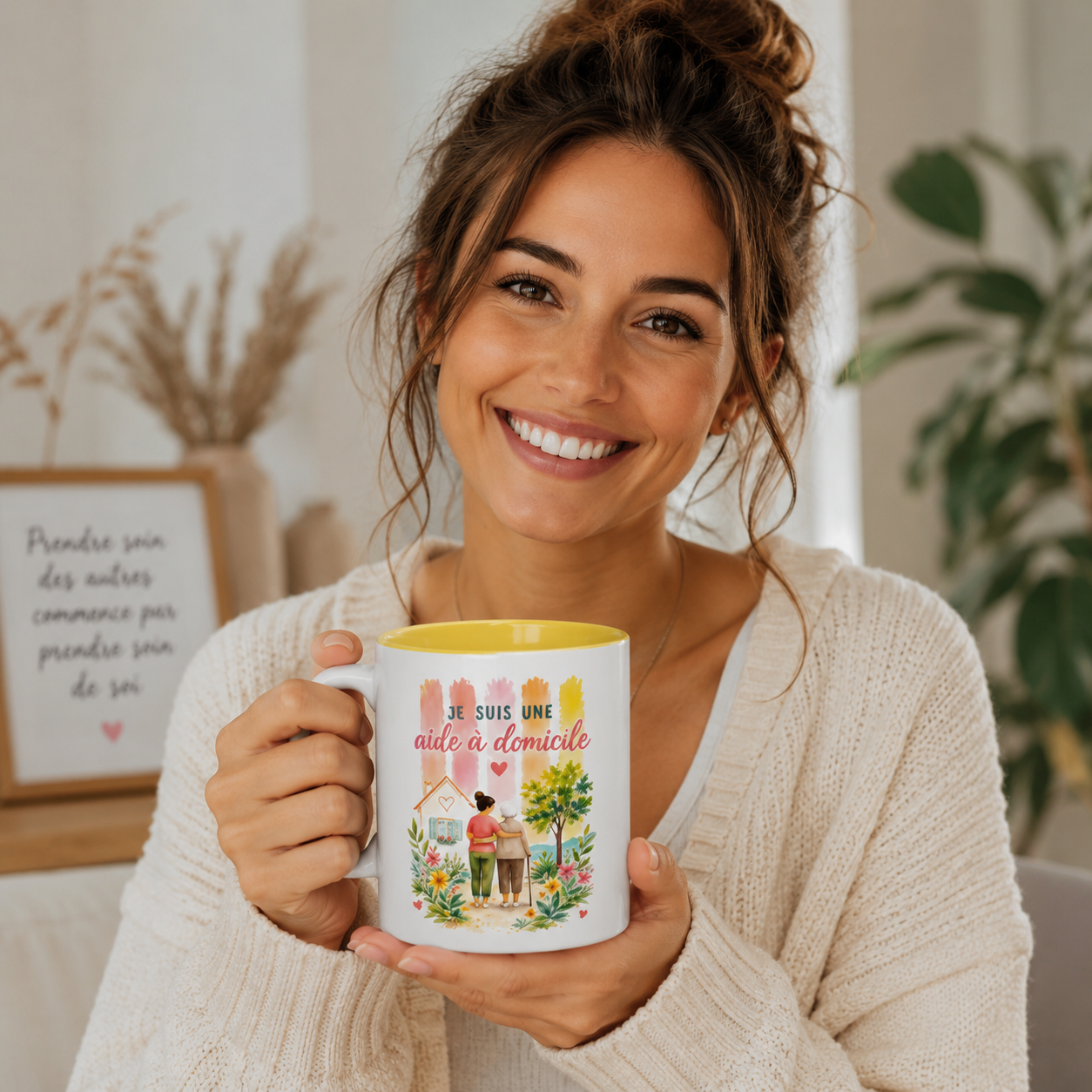 Mug "Je suis une aide à domicile"