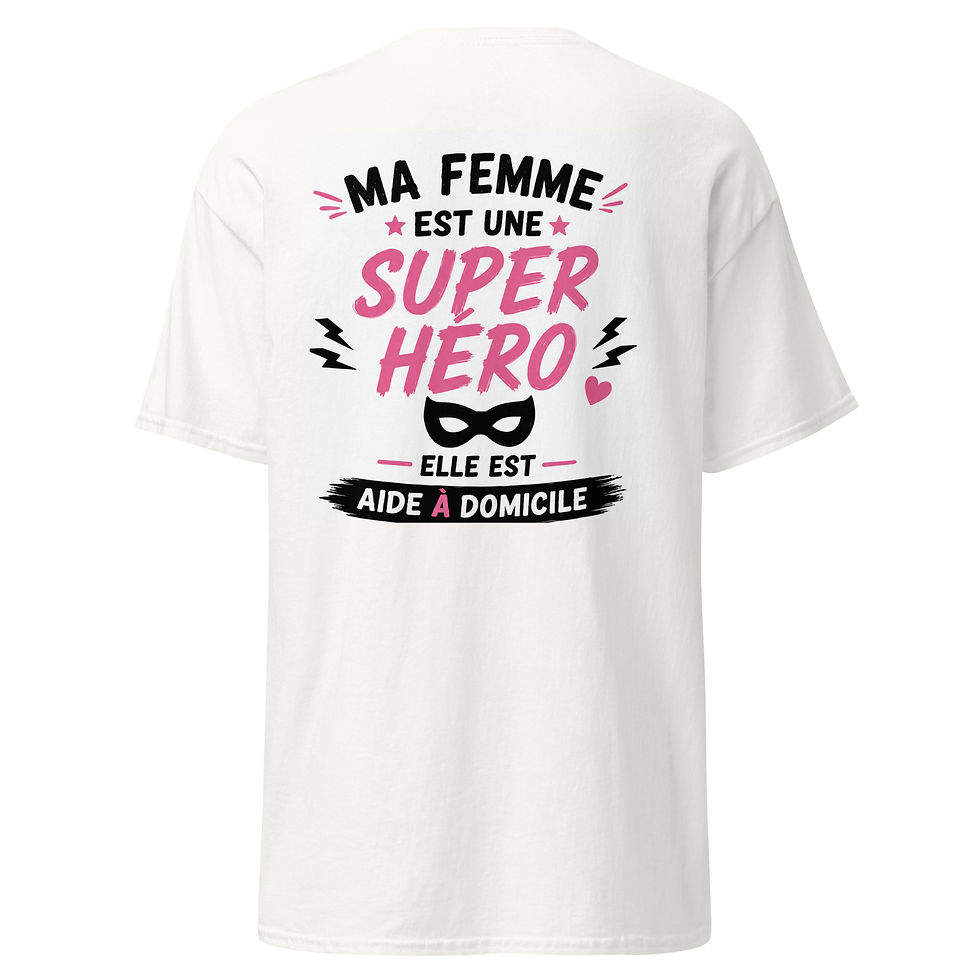 Miniature : T-shirt homme « Ma femme est une super-héroïne »