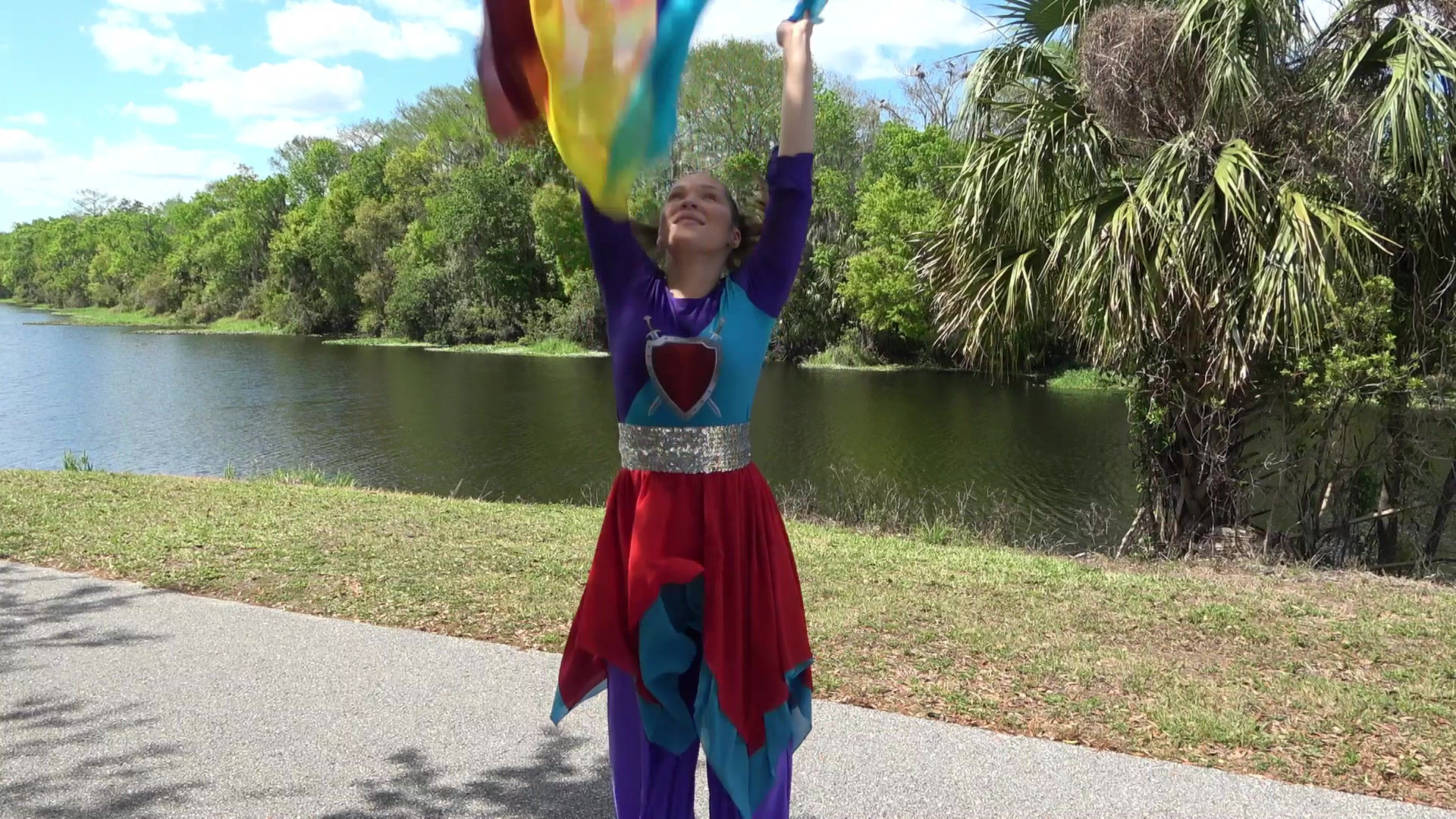 AVIVAMIENTO VEIL RECTANGULAR TIE DYE