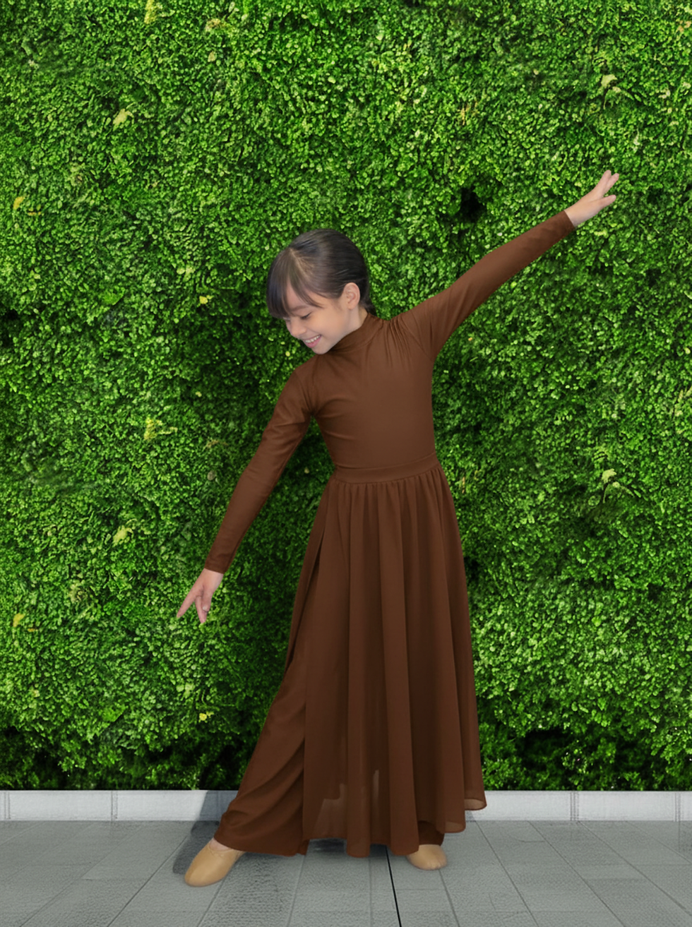 Thumbnail: PALAZZO (CHIFFON) - BROWN