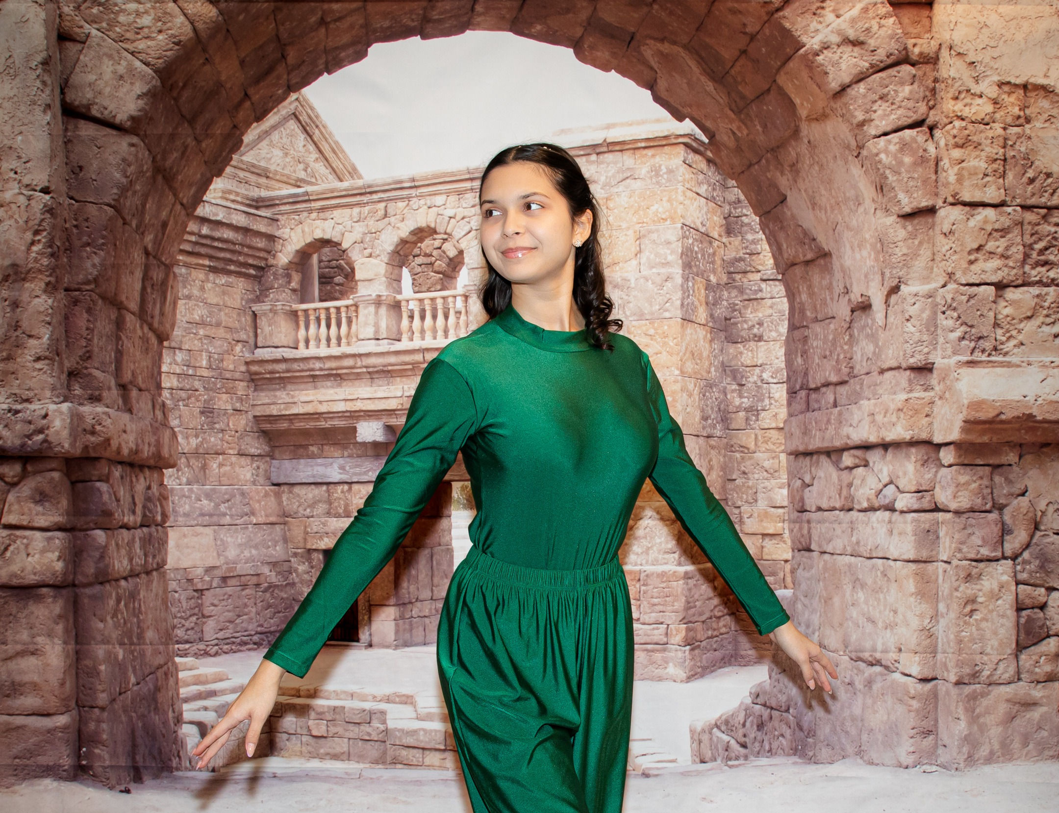 ADULT LEOTARD / LYCRA GREEN