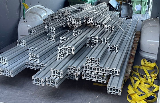 Abholung von Aluminiumschrott im Allgäu