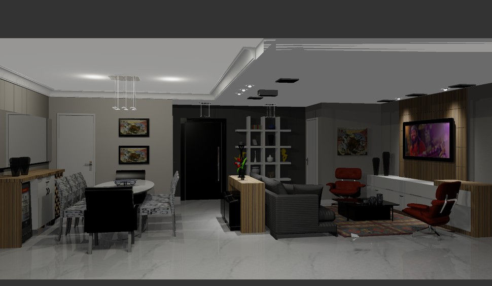 Projeto Geral do Living