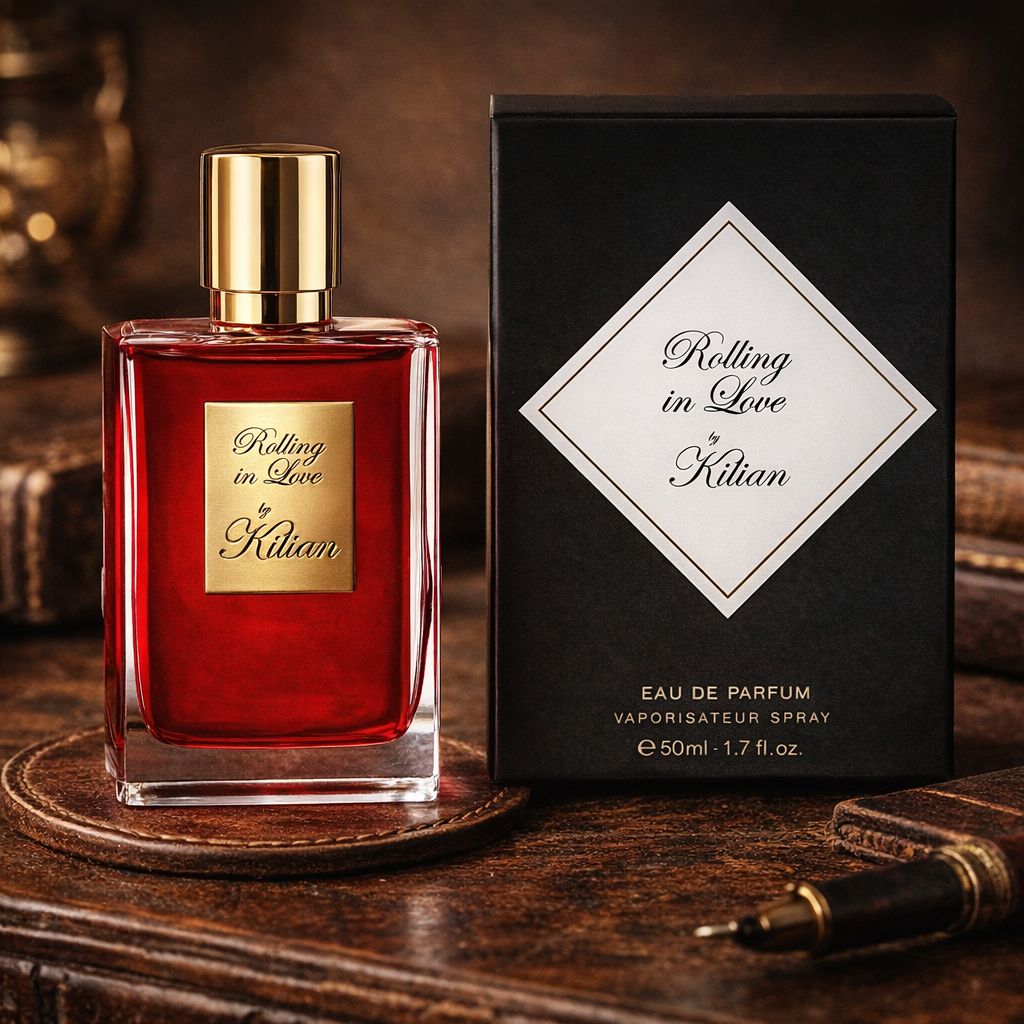 By Kilian Rolling in Love Eau de Parfum 50 ml Flakon Lifestyle Aufnahme