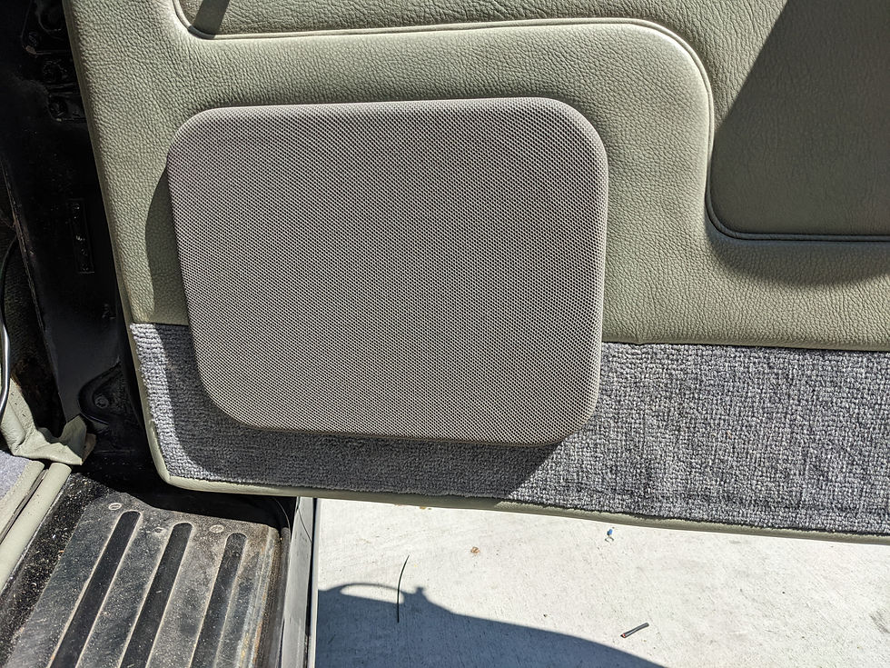 Door - driver, speaker