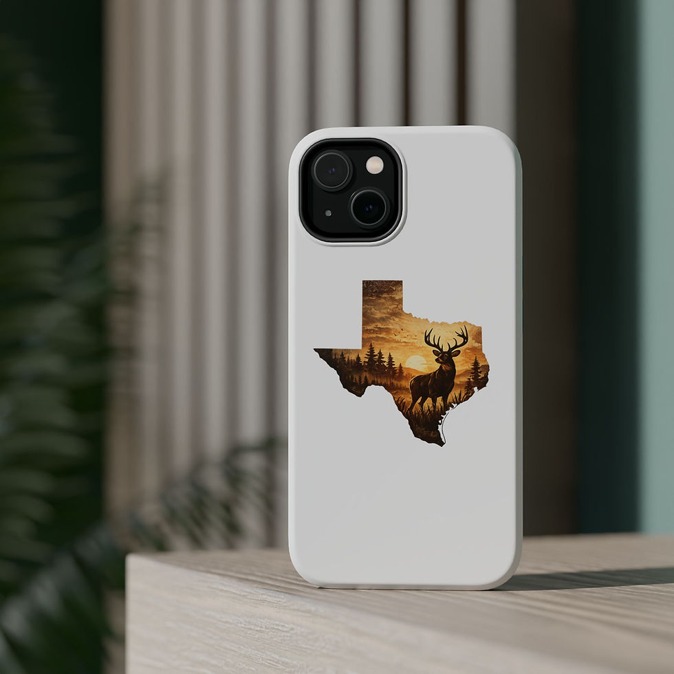 Thumbnail: Texas Wildlife Phone Case — Deer Silhouette Magnetic Impact-Resistant Case