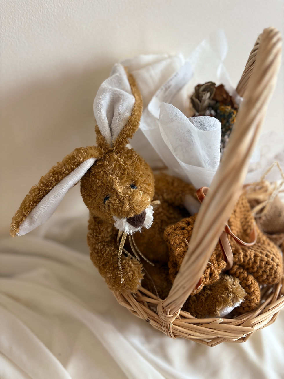 Thumbnail: New Baby Bunny Gift Basket