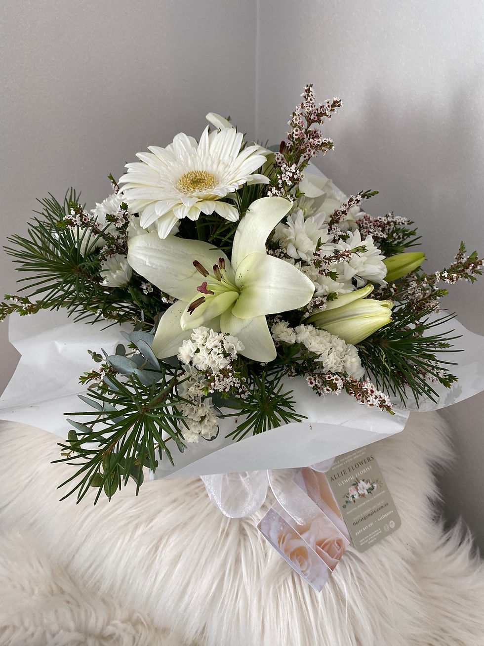Thumbnail: White Mixed Florist Choice Box Arrangement
