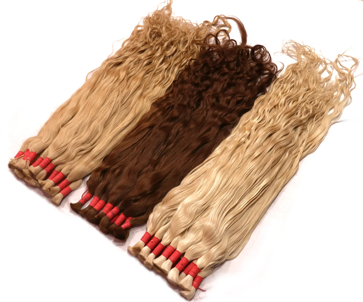 Single Drawn Blonde Bulk Hair