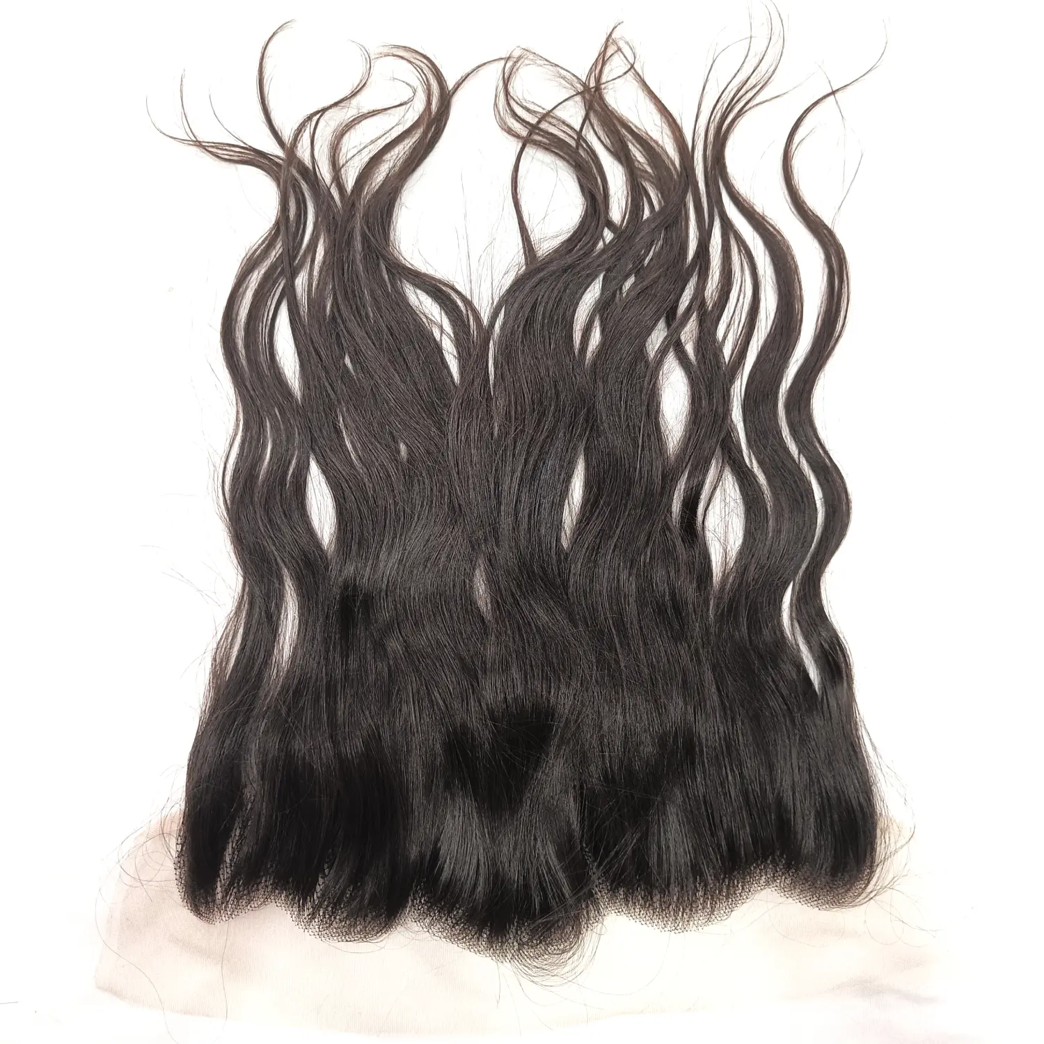 Raw Indian Straight Lace Frontal 13x4 HD Transparent