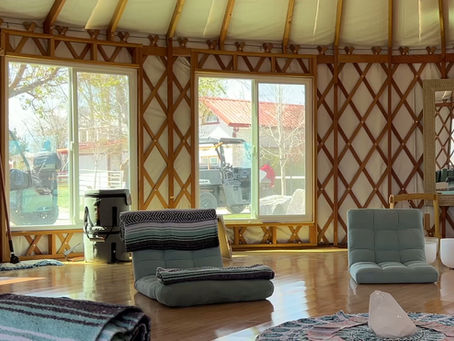 Day 4: Sound Bath and Fire During our Holistic Clicker Training