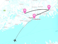 itinerario viaggio eco tour finlandese