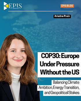 COP30: Europe Under Pressure Without the US