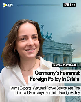 Germany’s Feminist Foreign Policy in Crisis 