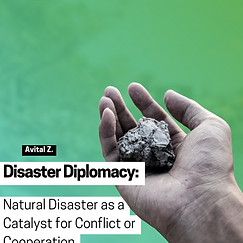Disaster Diplomacy: