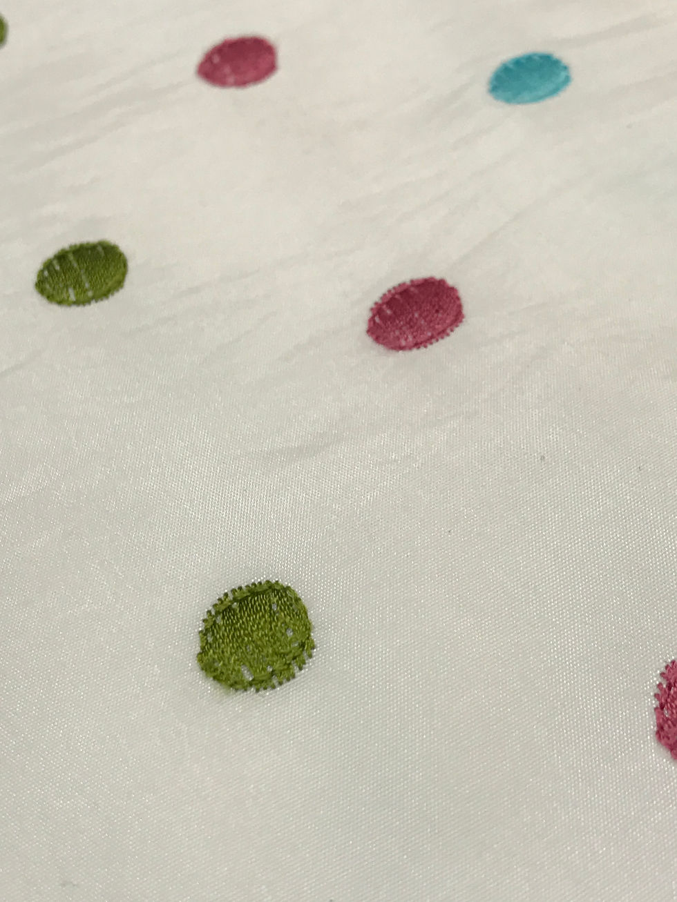Thumbnail: Confetti Polka Dot Embroidered Linen