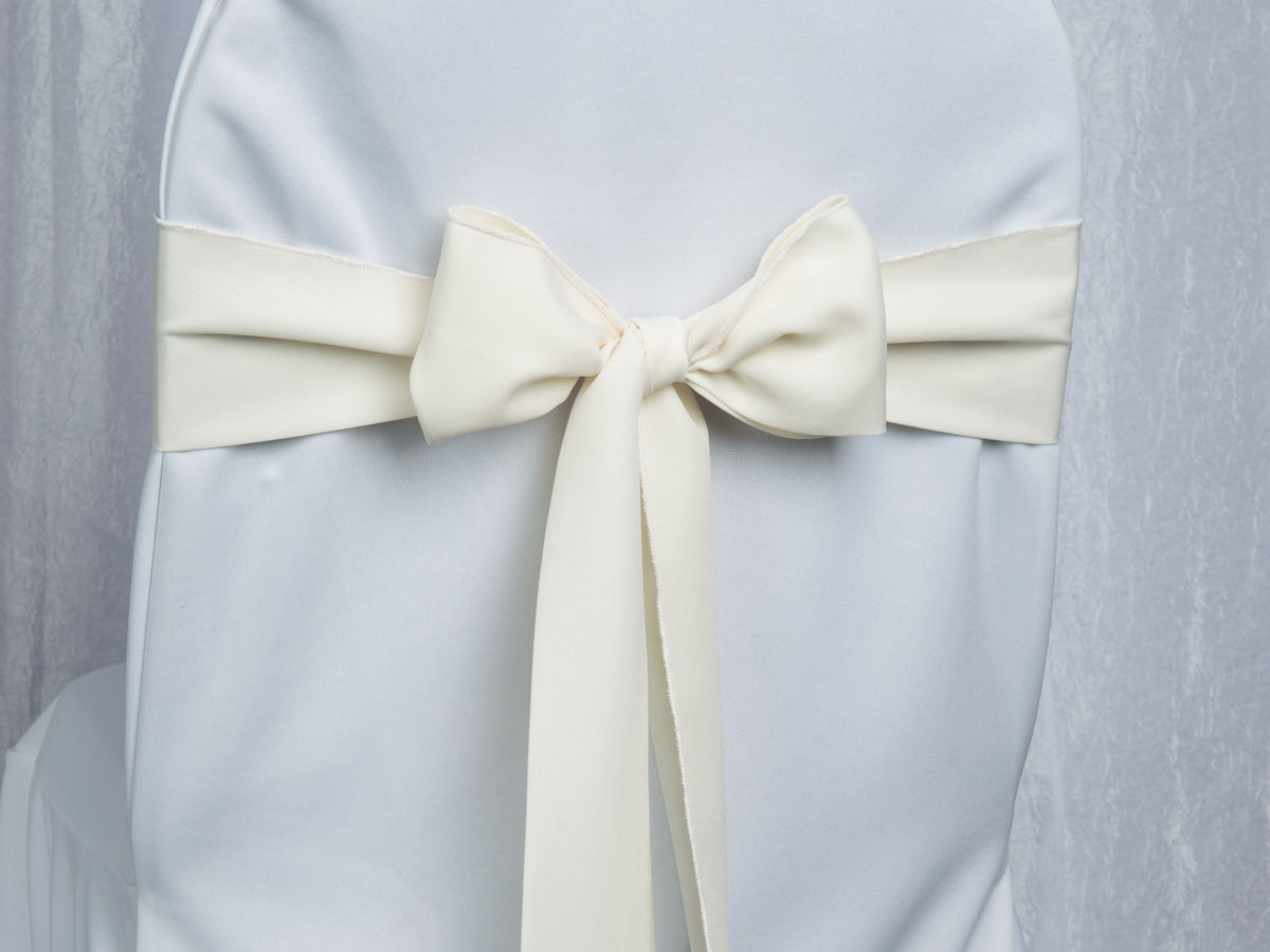 Poly Ivory Chair Sash