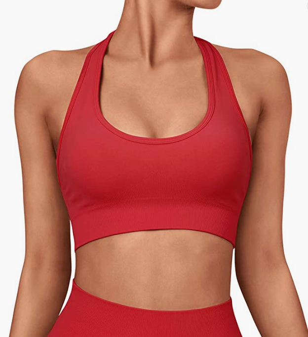 Thumbnail: Backless Halter Sports Bra