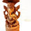 Thumbnail: Handmade Kadamba Wood Lord Ganesha Statue with Serpent- 10 Inches