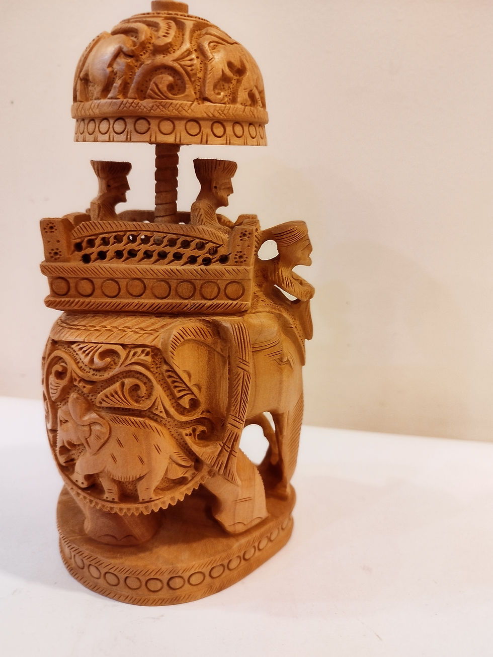 Thumbnail: An elephant Maharaja,eight inches height.Well known to give strength to a person