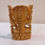 Thumbnail: Five-inch wooden Hanuman Prabhat for spiritual faith composed of Kadam wood
