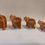 Thumbnail: Hand Carved Kadam Wood Elephant Family ( 4 elephants of the height 3,4,5 and 6''
