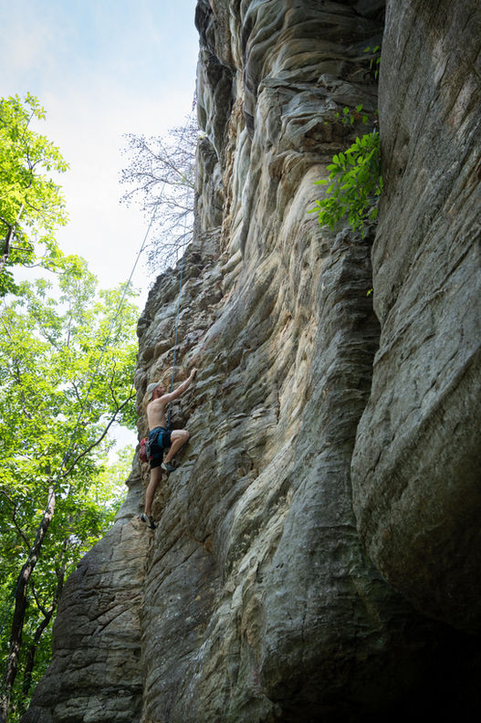 Pilot Mountain, North Carolina Rock Climbing
