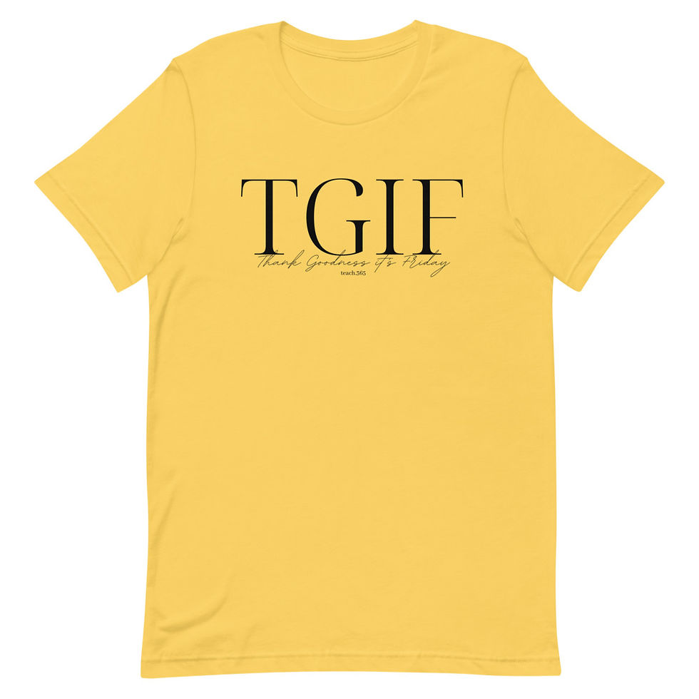 Thumbnail: TGIF Black: Short-Sleeve Unisex T-Shirt