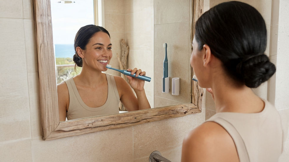 oral care habits and daily brushing routine