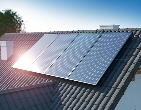 Solar Panels on Roof