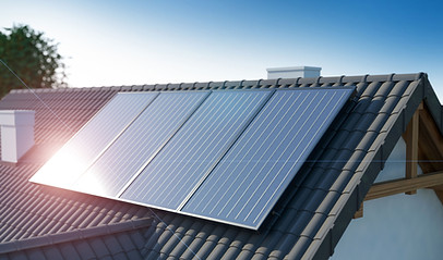 Solar Panels on Roof