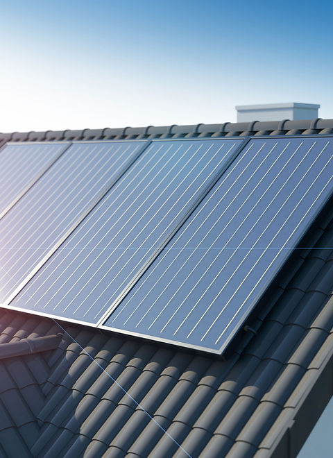 Solar Panels on Roof