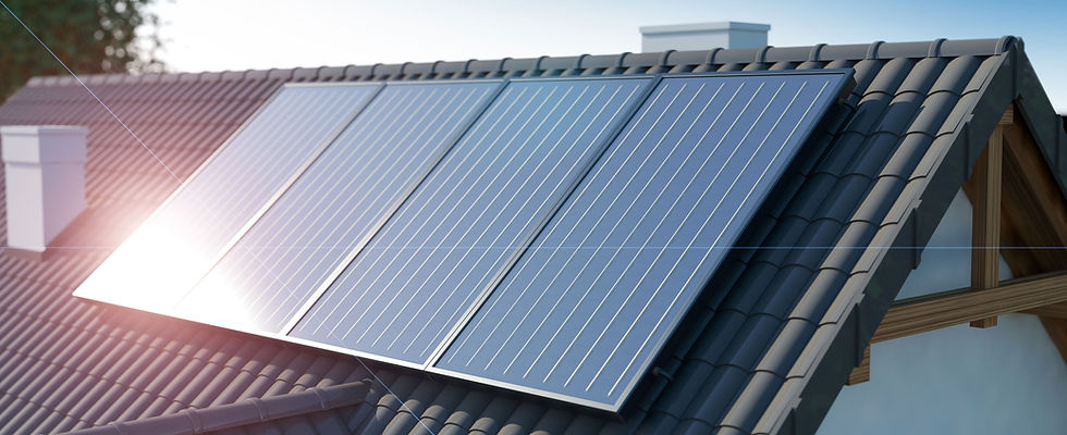 Solar Panels on Roof