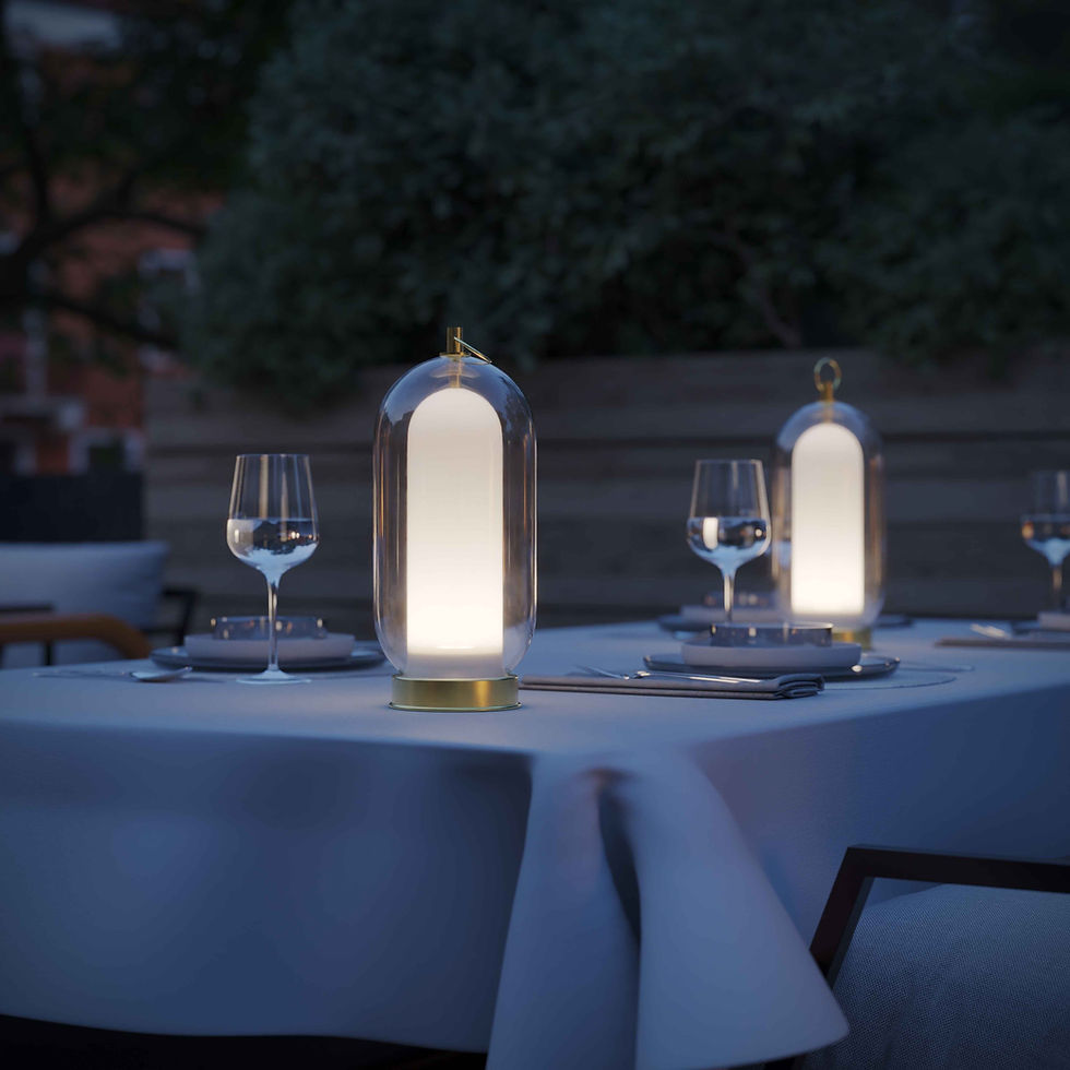 NEUE exklusive batteriebetriebene Lampe AERON