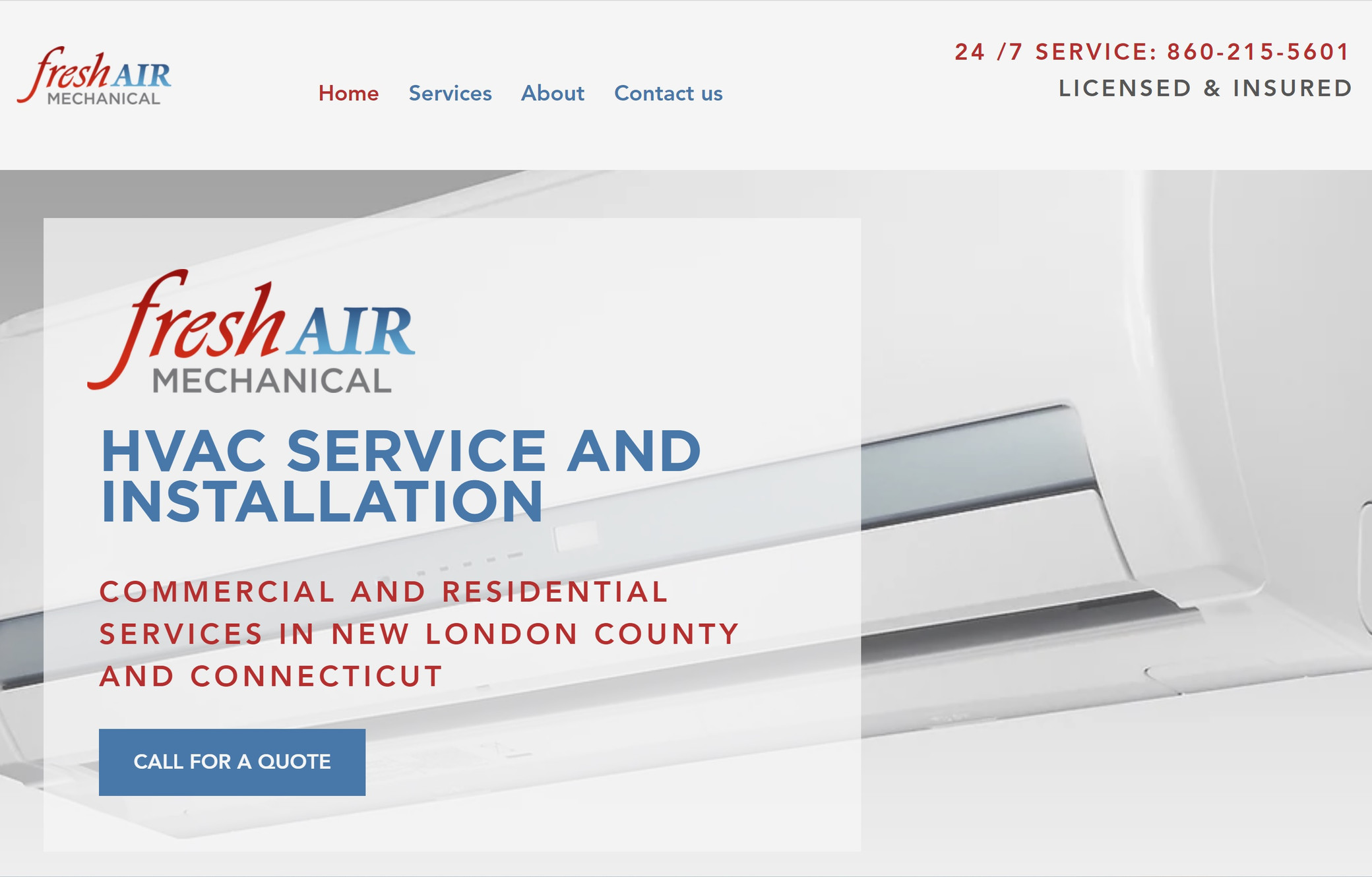 HVAC Service and Installation Fresh Air Mechanical Connecticut