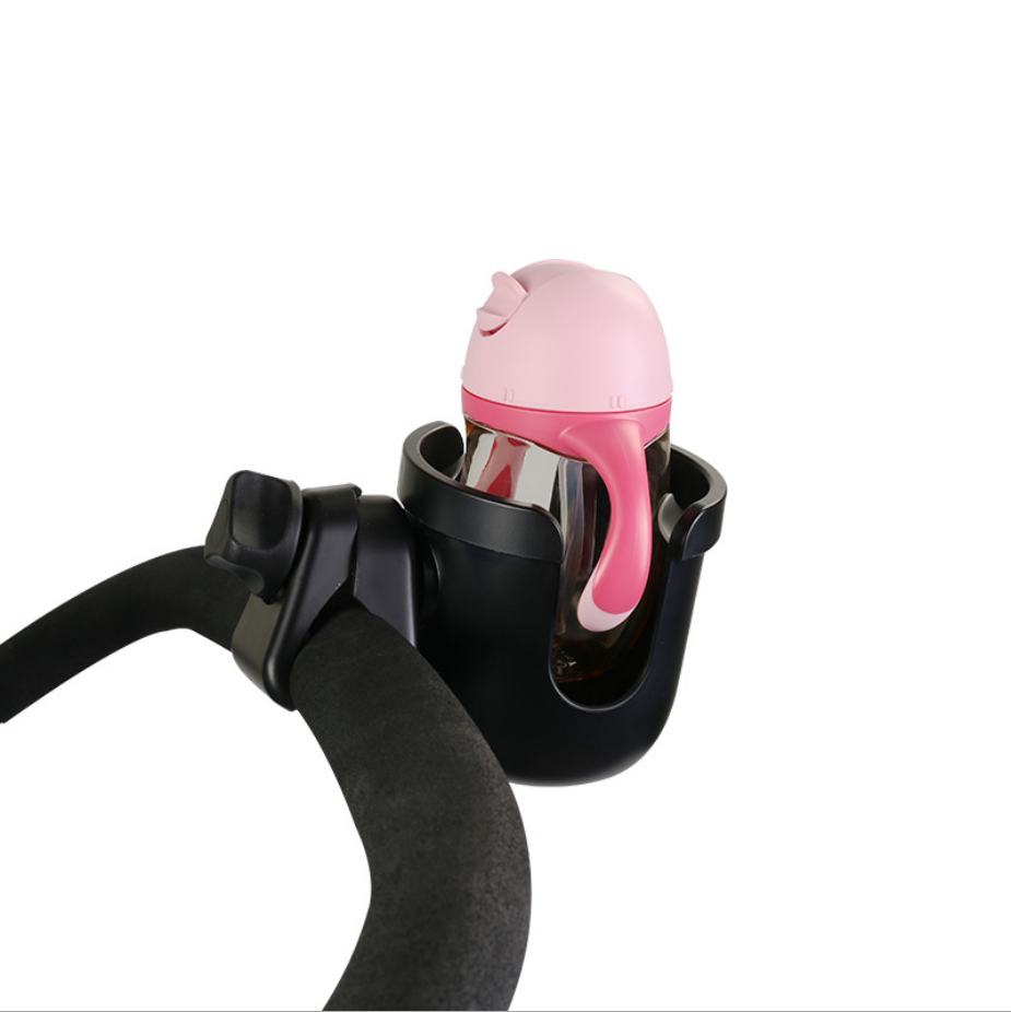 Thumbnail: Stroller Cup Holder with Phone Holder/Organizer, 2-in-1 Bottle Holder for Stroll